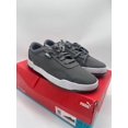 thumbnail image 1 of PU & MA Men's Skate Sneakers Shoes Leather Soft Foam US 10 Gray, 1 of 6