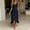 (Fashion 58)Black, variant on Aimik Women's Sleeveless V-Neck Ruffle Hem Midi Dress Asymmetrical High Low Romantic Summer Beach Dress