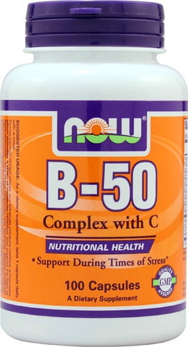 Now Foods B-50, 100 Veg Capsules - Walmart.com - Walmart.com