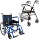thumbnail image 1 of Silla Ruedas Plegable Aluminio Andadera Adultos Mayores Nanofort, 1 of 9