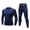 Navy, variant on Awwp Men Set Long Underwear Mens Thermals Base Layer Men Cold Weather Gear Long for Winter Cycling Running Hunting Black L