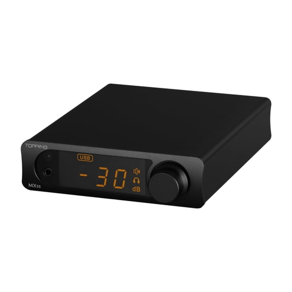 Topping MX3s USB DAC Headphone Amp - 120mW RMS Power, ES9038Q2M R2R, Bluetooth 5.1 Receiver, 4.4mm Balanced for HiFi PC Mobile