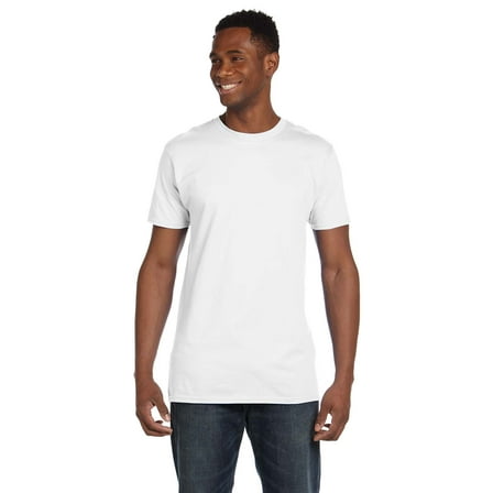 Hanes - Perfect-T T-Shirt - 4980, White, S, Pack Of 2, Hanes Mens T-Shirts