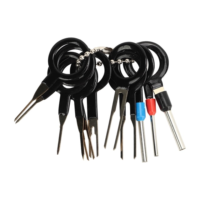 Kit de herramientas de extracción de terminales de coche, pinza de presión para cables eléctricos, juego de Extractor de clavijas para arnés de coche, electrodoméstico, 11 Uds.