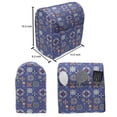 thumbnail image 5 of Abstract Lounger Chair Bag, Continuous Floral Style Snowflakes Colorful Illustration Pattern, High Capacity Storage with Handle Container, Lounger Size, Violet Blue and Multicolor, by Ambesonne, 5 of 5