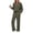Army Green, variant on Laqbezok Women's 2-Piece Lounge Set, Casual V-Neck Long Sleeve Sweatshirt and Drawstring Pants Outfit, Relaxed Fit Solid Color Sweatsuit with Pockets