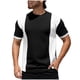 thumbnail image 2 of Ceisia Men's Spring Gift Casual Color Blocked Round/Crew Neck Short Sleeve Shirt - Comfortable Daily Outdoor Wear, 2 of 8