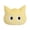Yellow, variant on Soft Cat Head Plush Pillow, 15" Large Kawaii Stuffed Animal Kitten Throw Pillow, Cozy Decorative Plushie for Sofa Bedroom & Kids Gift, Black