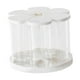 thumbnail image 3 of Contenedor de almacenamiento de alimentos giratorio, frasco, recipiente para mostrador, dispensador de granos, organizador para restaurante, comida, 3 of 8