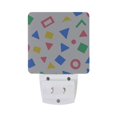 thumbnail image 5 of Yayeee LED Night Light for The Home Plug in With Light Sensors 2 Pack, Blue Retro Triangles, 5 of 6