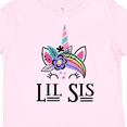 thumbnail image 4 of Inktastic Little Sister Unicorn Lil Sis Girls Toddler T-Shirt, 4 of 5