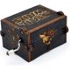thumbnail image 2 of 2025 2024 Star Wars Themed Black Wood Music Box with Carved Design, 2 of 3