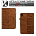 thumbnail image 2 of Dteck Folio Case for Samsung Galaxy Tab A8 10.2 Inch SM-X200/X205/X207, Auto Wake Sleep Smart Case PU Leather Slim Flip Stand Cover with Card Slots Multi-Angle Viewing, Brown, 2 of 5