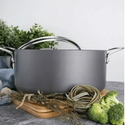 Swiss Diamond Hard Anodized Nonstick 8-Piece Cookware Set - Vented Lids Included