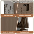 thumbnail image 3 of BouPower Outdoor Deck Box,Storage Lockable Waterproof Patio Storage Box,Garden Tools,Cushions,Pool Accessories Outside Storage Box,Storage Boxes Outdoor Waterproof 100 Gallon, 3 of 6