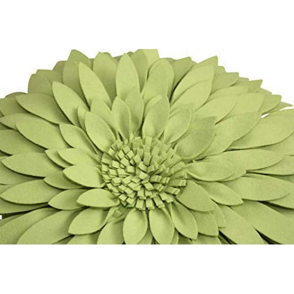 Flower Decorative Pillow - 3D Daisy Flower Pillow, Sunflower Throw Pillow -14.5 x 13 inch Round Decor Pillow - Flower Home Decorations - Couch & Bed Flower