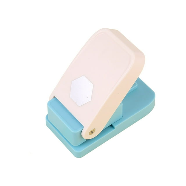 Gel Pens Hole Punch | 1 Inch | Portable Manual Squares Stamp Crafts Paper Puncher | Lever Action Craft Punch For Paper Crafting Scrapbooking Card Making Arts Colored Pens