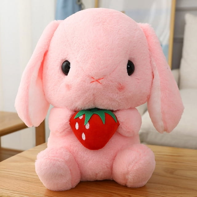 Lindo muñeco de almohada, regalo de cumpleaños, conejo de peluche, juguete de peluche para niños, juguete suave, juguete de peluche personalizado de 22 cm