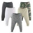 thumbnail image 1 of The Peanutshell Ensemble de Pantalons pour Bébé Garçon, Lot de 5, Camouflage et Dino, 1 of 5