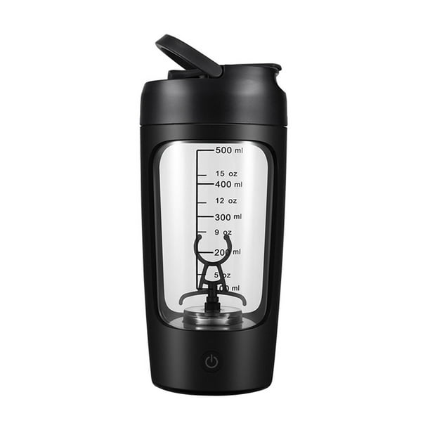 Pisexur Batería de cocina Botella mezcladora de 650 ml, botella para batidos, vaso automático portátil, botella para mezclar proteínas, ideal para personas en forma. para la cocina del hogar