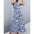 thumbnail image 1 of Robe Longue Sans Manches pour Femmes Robe Col Halter Robe d'Été de Plage Décontractée Ample, 1 of 6