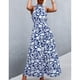 thumbnail image 1 of Print Pattern Long Dress, Skin Friendly Summer Long Dress Elastic Casual Halter Neck Loose For Party For Female ANGGREK AH2909, 1 of 6