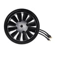 thumbnail image 4 of Motor Qx 64 mm Conjunto EDF, Alto Rendimiento de Alta Eficiencia Qf2822 4300KV Motor EDF Conjunto de Ventilador Ductificado Con 12 Cuchillas para Ventilador Conducido Para, 4 of 7
