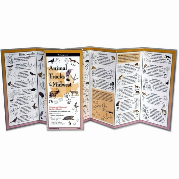 Foldingguides(tm): Animal Tracks of the Midwest (Other)