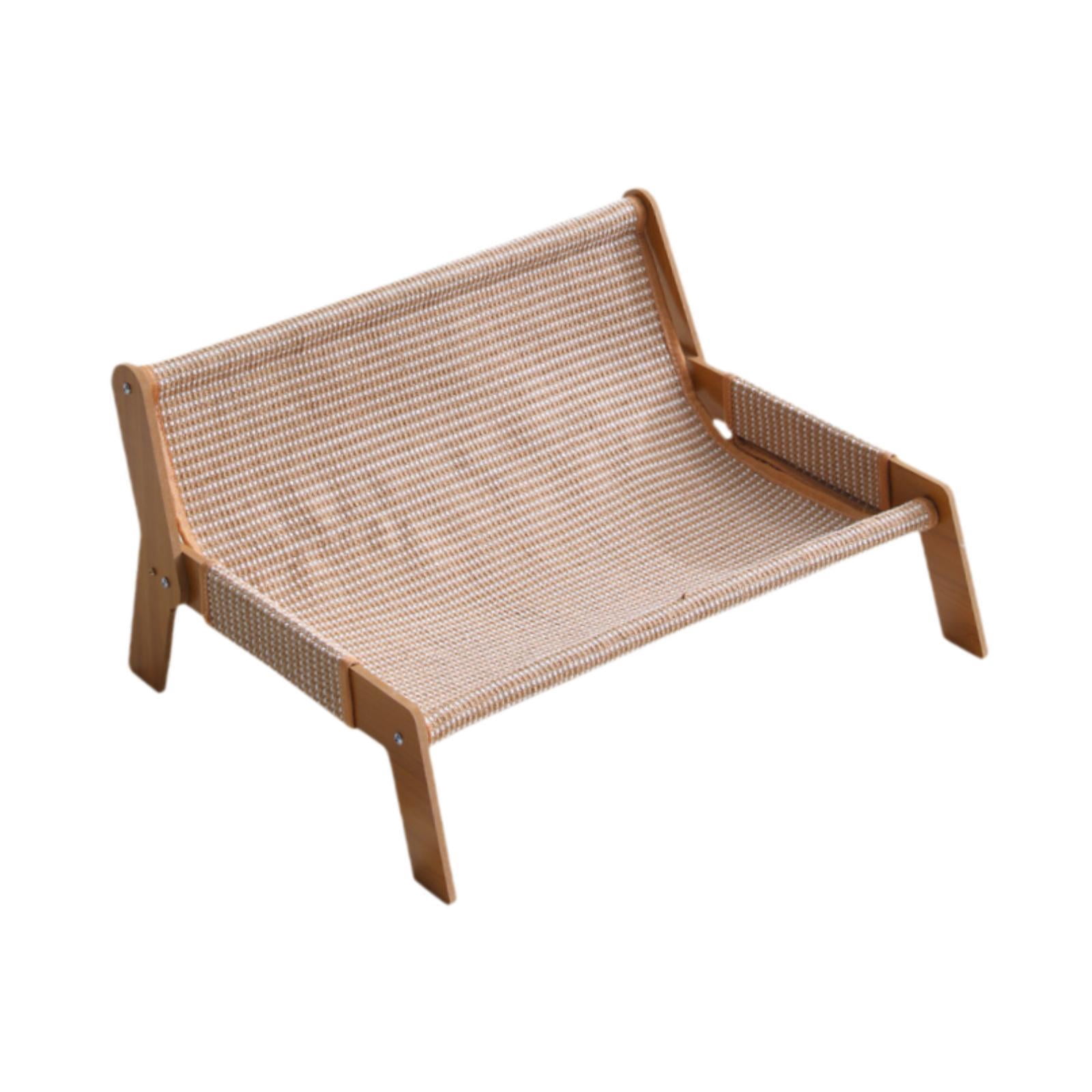 EHJRE 2-in-1 Cat Scratching Post, Lounger, Couch, Furniture Protector, Accessories for Cats to Sleep And Play, Comfortable, 52 X 44 X 29 Cm, Kitten Toy Jute Cloth Cushion