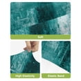 thumbnail image 4 of Teal Bar Stool Covers Set of 2, Retro Oil Painting Modern Abstract Art Aesthetics Stretch Washable Bar Chair Covers with Backs, Removable Pub Counter Height Chair Cover for Kitchen Dining Room Cafe, 4 of 7