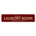 thumbnail image 2 of Wash Dry Fold Repeat Novelty Sign, Metal Wall Decor - 4x18 inches, 2 of 4