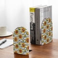 thumbnail image 5 of Lsque Cute Sunflowers Printed Wood Bookends,Non-Skid Bookend for Shelves,Heavy Duty Support Bookends,Non-Slip Foam Pads for Office, Home, and Library,1 Pair, 5 of 8
