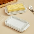 thumbnail image 4 of Ycandiee Butter Container with Built-in Cutting Slot, Butter Container Dish with Lid for Fridge, Butter Cutting and Storage Box, 4 of 6