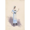 thumbnail image 3 of Will R. Barnes 11x14 Black Modern Framed Museum Art Print Titled - Housemaid, 30 (1914), 3 of 5