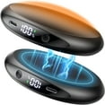 thumbnail image 3 of Magnetic Rechargeable Hand Warmer 2 Pack, Digital Display, 3 Heating Levels, Portable Pocket Heater for Outdoor Sports, Camping, Winter Gift, 3 of 11