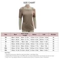 thumbnail image 3 of Camiseta Con Hombros frhos para Mujer, parte frontal suelta y transpirable para uso diario casual, 3 of 3
