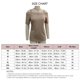 thumbnail image 3 of Camiseta Con Hombros frhos para Mujer, parte frontal suelta y transpirable para uso diario casual, 3 of 3