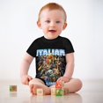 thumbnail image 3 of Unisex Short Sleeve Italian Animal Brainro Bodysuits Multi-size Outfit 3-24 Months Shower Gift, 3 of 8