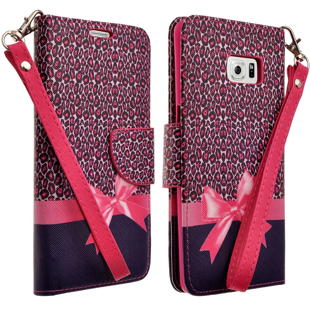 SumacLife Design Portfolio Wallet case Specifically Designed for Samsung Galaxy S6 Edge Plus