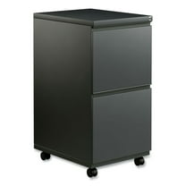 Alera 2 Drawers Vertical Lockable Filing Cabinet, Charcoal