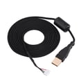 thumbnail image 1 of Cable de ratón universal de repuesto NikouMX para Microsoft o Logitech Negro, 1 of 7