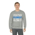 thumbnail image 6 of Never dreamed I'd be Sexy Florist but Killing it Unisex Sweatshirt S-2XL, 6 of 9