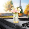 thumbnail image 2 of Feltree Mini Car Flower Vase Decor for Center Console, Stable Adhesive, Multifunctional Glass Ornament, Perfect Gift for Drivers and Car Enthusiasts, 2 of 7