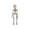 A003- Bronze, variant on Skeleton Figurine Single White Posable Piece for Halloween Home Decor