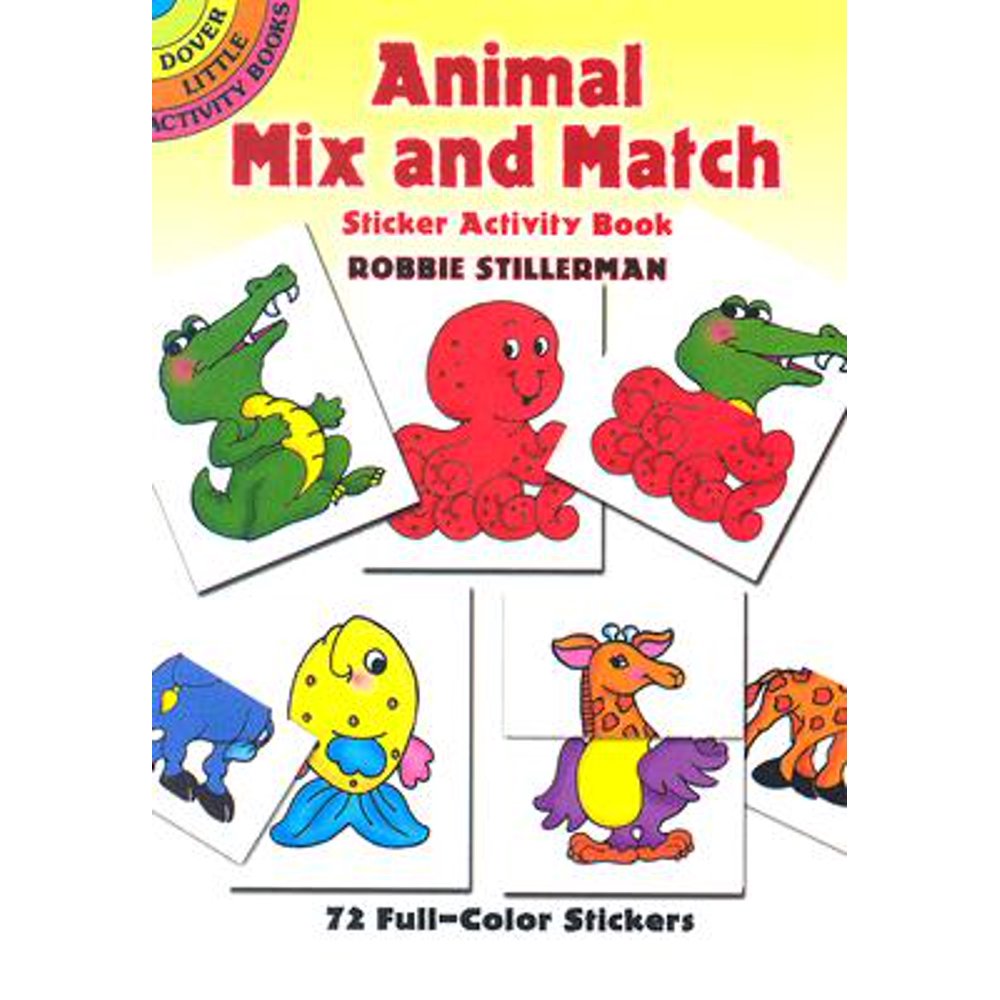 Animal Mix and Match Sticker Activity Book