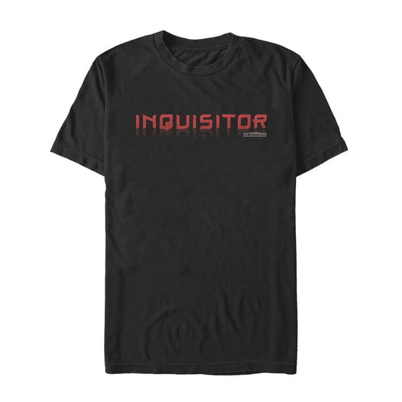 Men's Star Wars Jedi: Fallen Order Inquisitor Label Graphic Tee Black 4X Large