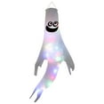 thumbnail image 6 of Clearance! EQWLJWE 47 Inch Halloween Ghost Windsocks Hanging Decoration Flying Windsocks Halloween Flag Outdoor Tree Decorations with LED Light for Yard Garden Party Supplies, 6 of 8