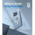 thumbnail image 5 of Ringke Fusion Magnetic Case Compatible with iPhone 13 Pro, Anti-Fingerprint Frost Hard Back Shockproof Bumper Cover Compatible with MagSafe - Matte Clear, 5 of 10