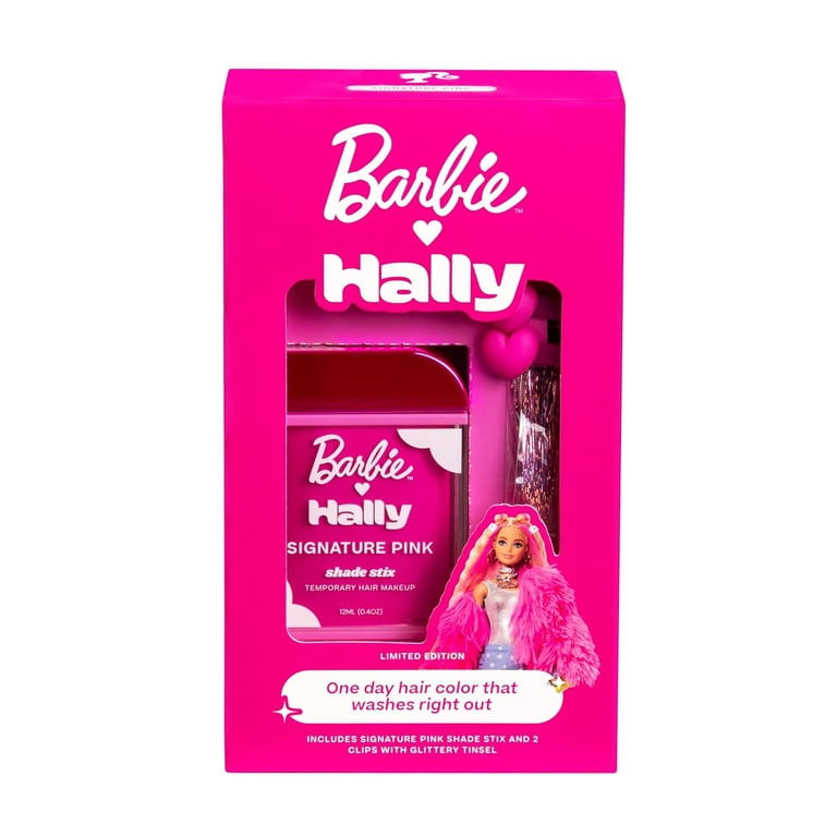 Hally Barbie Shade Stix, Temporary Hair Makeup & Accessories, Pink