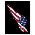 thumbnail image 2 of Design Art - Aile avec Drapeau Américain, 2 of 4